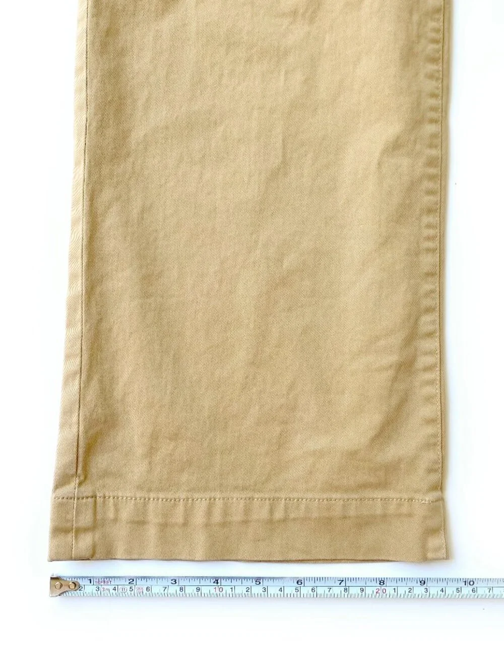 J.Crew Sailor Slim Wide-Leg Chino Pants Honey Brown 27